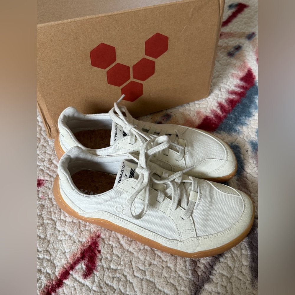 Vivo Barefoot Gobi II Sneaker Premium Canvas Natural White